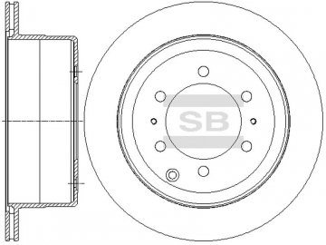 Brake Rotor SD4075 (Sangsin)