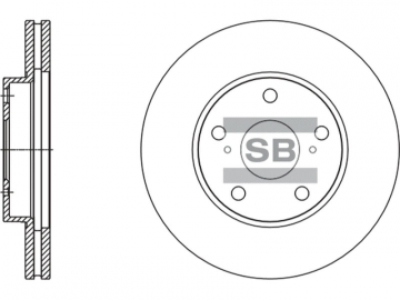 Brake Rotor SD4078 (Sangsin)