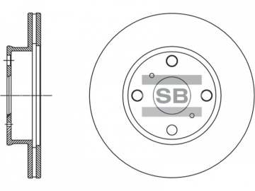 Brake Rotor SD4080 (Sangsin)