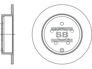Brake Rotor SD4083 (Sangsin)