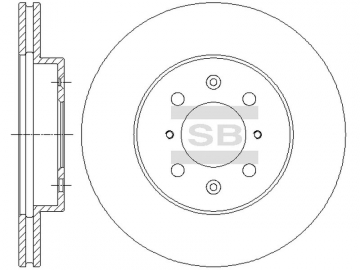 Brake Rotor SD4103 (Sangsin)