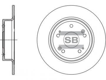 Brake Rotor SD4111 (Sangsin)
