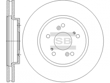 Brake Rotor SD4122 (Sangsin)