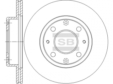Brake Rotor SD4130 (Sangsin)