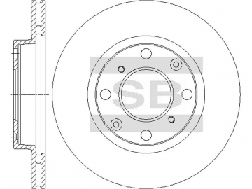 Brake Rotor SD4131 (Sangsin)
