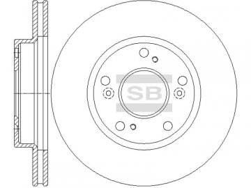 Brake Rotor SD4132 (Sangsin)