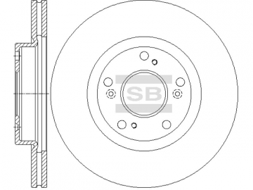 Диск гальмівний SD4135 (Sangsin)