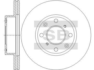 Brake Rotor SD4162 (Sangsin)