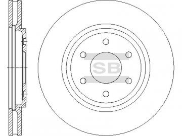 Brake Rotor SD4229 (Sangsin)