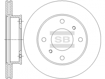 Brake Rotor SD4237 (Sangsin)