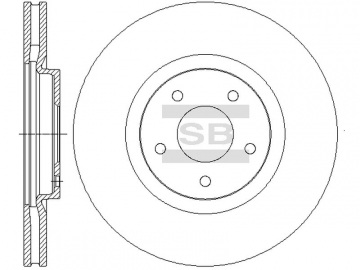 Brake Rotor SD4239 (Sangsin)