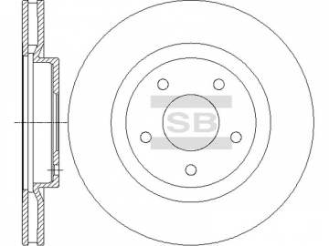 Brake Rotor SD4240 (Sangsin)