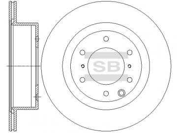 Brake Rotor SD4248 (Sangsin)