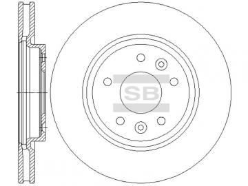 Brake Rotor SD4251 (Sangsin)