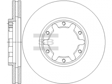 Brake Rotor SD4255 (Sangsin)