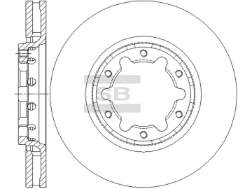 Brake Rotor SD4257 (Sangsin)