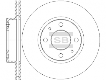 Brake Rotor SD4262 (Sangsin)