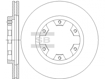 Brake Rotor SD4267 (Sangsin)