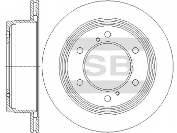 Brake Rotor SD4282 (Sangsin)