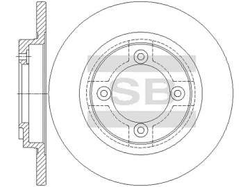 Brake Rotor SD4288 (Sangsin)