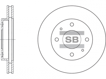 Brake Rotor SD4302 (Sangsin)