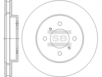 Brake Rotor SD4304 (Sangsin)