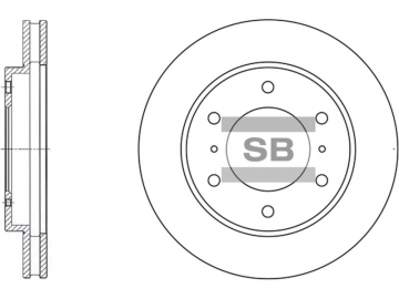 Brake Rotor SD4306 (Sangsin)