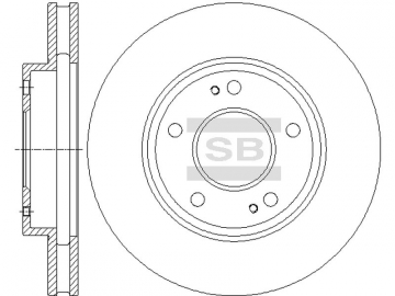 Brake Rotor SD4317 (Sangsin)
