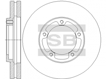 Brake Rotor SD4323 (Sangsin)