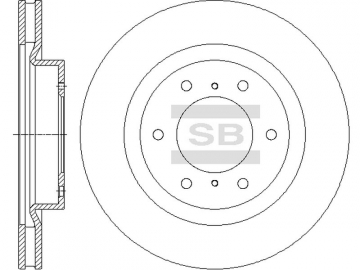 Brake Rotor SD4324 (Sangsin)