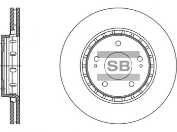 Brake Rotor SD4329 (Sangsin)