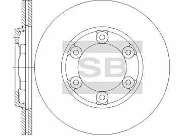 Brake Rotor SD4350 (Sangsin)