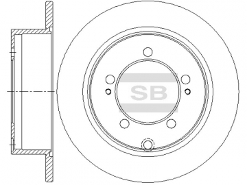 Brake Rotor SD4354 (Sangsin)