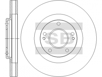 Brake Rotor SD4357 (Sangsin)