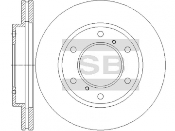 Brake Rotor SD4375 (Sangsin)