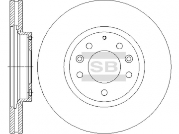Brake Rotor SD4414 (Sangsin)