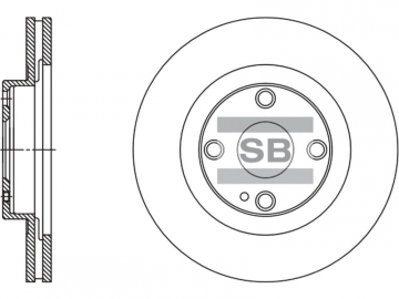 Диск тормозной SD4416 (Sangsin)