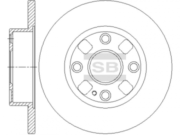 Brake Rotor SD4445 (Sangsin)