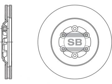 Brake Rotor SD4506 (Sangsin)
