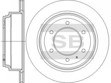 Brake Rotor SD4510 (Sangsin)