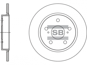 Brake Rotor SD4615 (Sangsin)