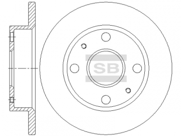 Brake Rotor SD4636 (Sangsin)