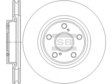 Brake Rotor SD4644 (Sangsin)