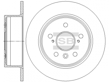 Brake Rotor SD4648 (Sangsin)