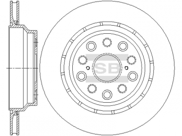 Brake Rotor SD4654 (Sangsin)