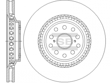 Brake Rotor SD4655 (Sangsin)