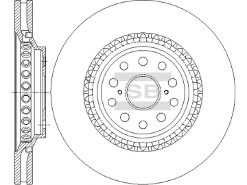 Brake Rotor SD4656 (Sangsin)