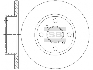 Brake Rotor SD4673 (Sangsin)