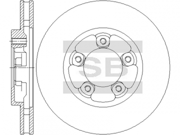 Brake Rotor SD4691 (Sangsin)