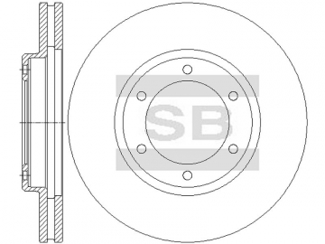 Brake Rotor SD4697 (Sangsin)